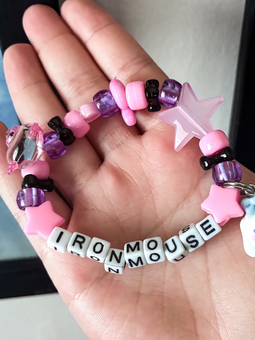 Vtuber: Ironmouse Inspired Kandi Bracelet